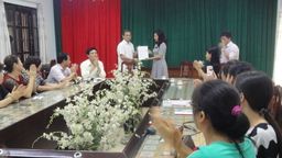 Lễ công bố Quyết định bổ nhiệm Phó Hiệu trưởng Trường THCS Nguyễn Trãi, nhiệm kì 2015-2020