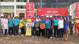 161 vận động viên tham gia Hội thao nghiệp vụ chữa cháy