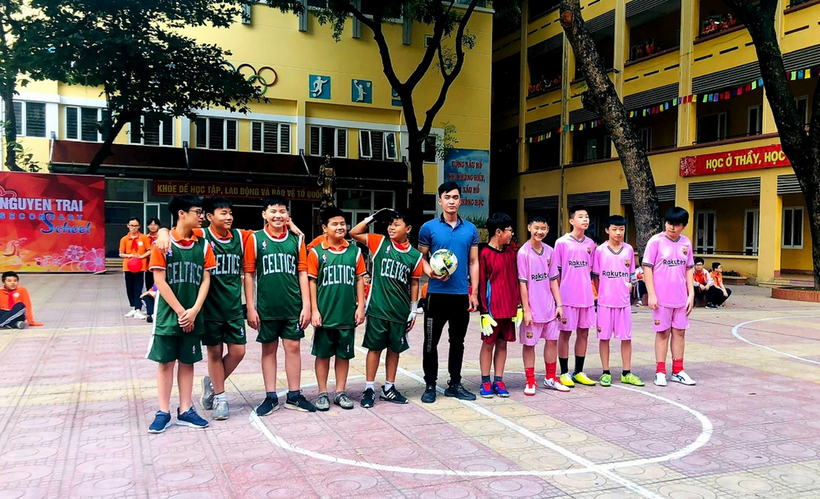  Vòng chung kết bóng đá – Trường THCS Nguyễn Trãi