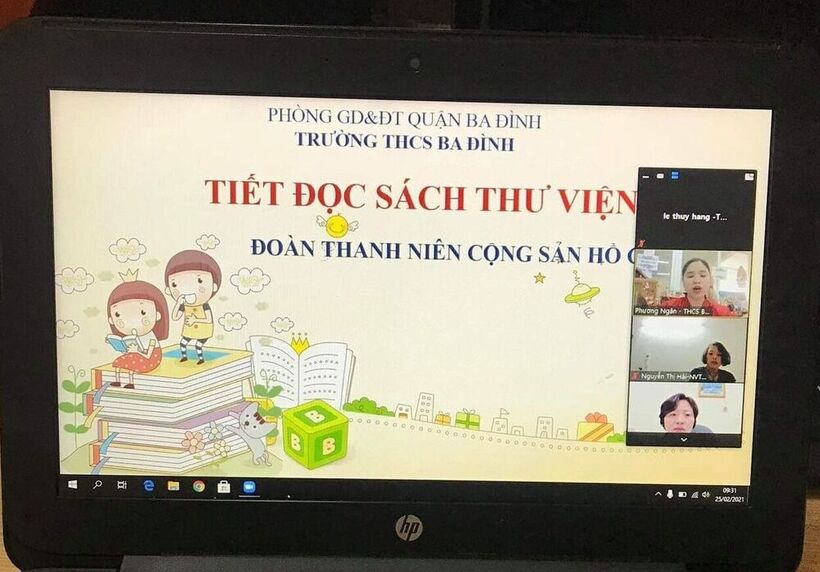 Trường THCS Nguyễn Trãi tham gia tập huấn chuyên đề "Tiết đọc sách chủ đề Đoàn Thanh niên cộng sản HCM" do phòng GD ĐT quận Ba Đình tổ chức