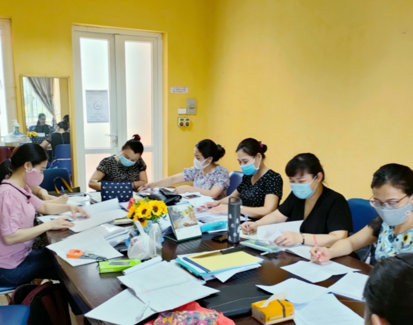 Trường THCS Nguyễn Trãi (quận Ba Đình): Giáo viên, học sinh sẵn sàng  và quyết tâm hoàn thành tốt “nhiệm vụ kép”