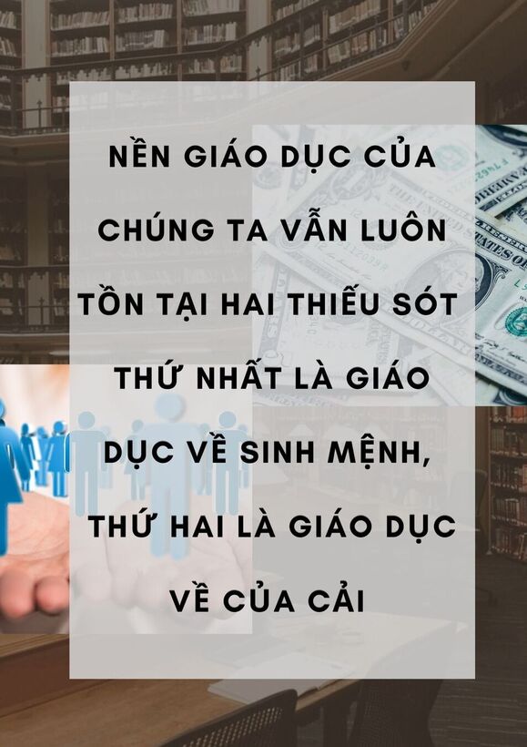 Giáo dục về sinh mệnh và giáo dục về của cải