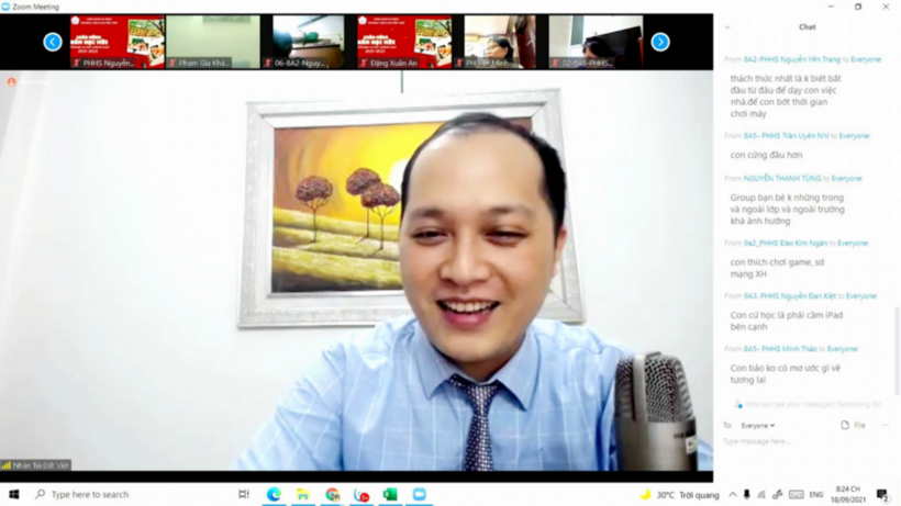 Tọa đàm chủ đề “Cùng con vượt vũ môn”