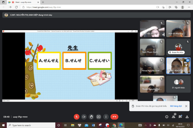 Vui học Tiếng Nhật - Trường THCS Nguyễn Trãi