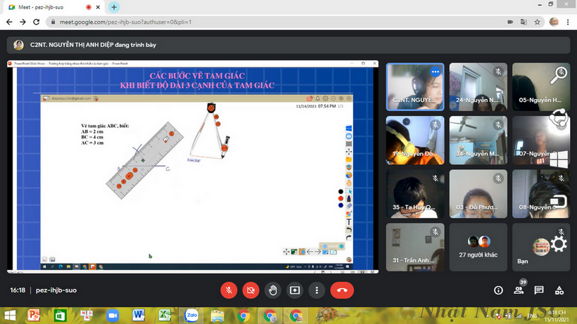Hiệu quả từ phong trào Hội giảng  ở trường THCS Nguyễn Trãi