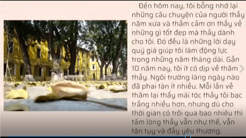 Sinh hoạt chuyên đề "Biết ơn Thầy, cô giáo"