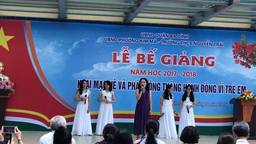 Lễ Bế giảng năm học 2017 - 2018 tràn đầy cảm xúc của trường THCS Nguyễn Trãi