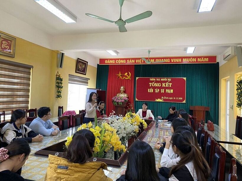 Tổng kết kiến tập sư phạm tại trường THCS Nguyễn Trãi