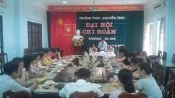 Đại hội chi đoàn giáo viên trường THCS Nguyễn Trãi