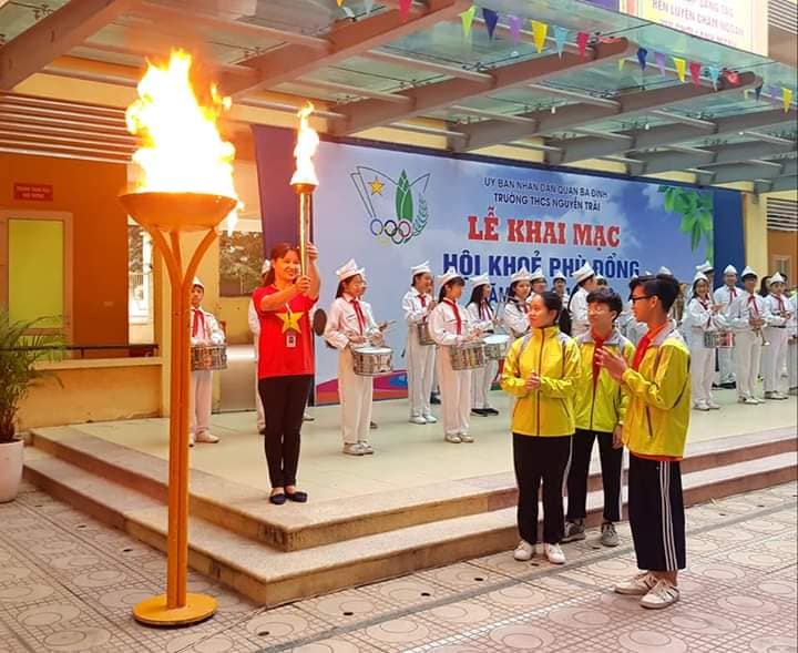 HOẠT ĐỘNG NGOẠI KHÓA TDTT TRƯỜNG THCS NGUYỄN TRÃI