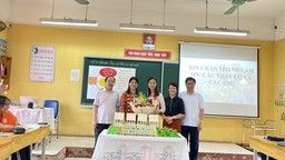 Giáo viên trường THCS Nguyễn Trãi tham gia hội thi giáo viên dạy giỏi cấp quận năm học 2020 - 2021