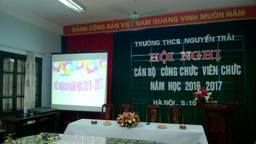 HỘI NGHỊ CÁN BỘ CÔNG CHỨC NĂM HỌC 2016 – 2017