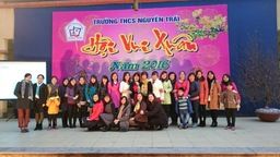 NGÀY HỘI GẶP GỠ  "DÂU HIỀN - RỂ THẢO" TRƯỜNG THCS NGUYỄN TRÃI