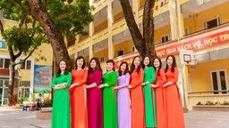 Trường THCS Nguyễn Trãi hưởng ứng "Tuần lễ áo dài"