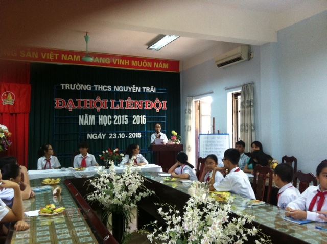 Đại hội liên đội năm học 2015 - 2016