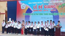 Lễ bế giảng năm học 2014 - 2015