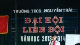 Đại hội liên đội trường THCS Nguyễn Trãi ( 7102013 )