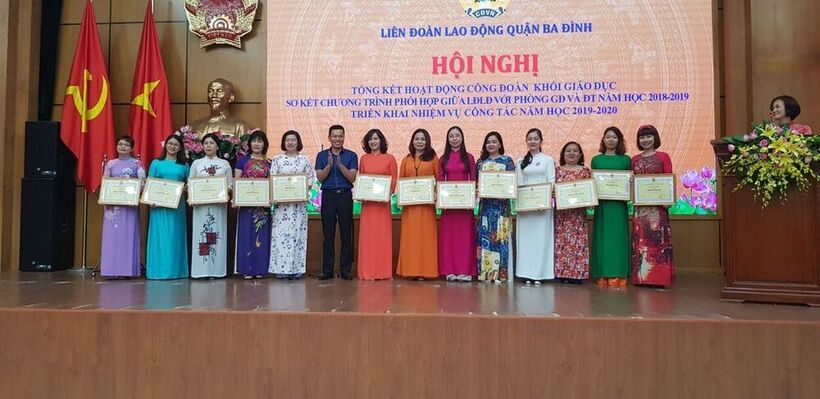TỔNG KẾT CÔNG ĐOÀN NĂM HỌC 2018-2019 CỦA QUẬN BA ĐÌNH
