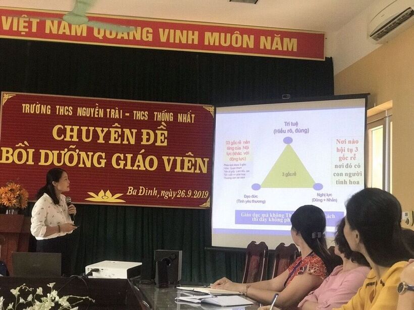 TẬP HUẤN BỒI DƯỠNG THƯỜNG XUYÊN NÂNG CAO NĂNG LỰC CHUYÊN MÔN NGHIỆP VỤ CHO CÁN BỘ QUẢN LÝ VÀ GIÁO VIÊN