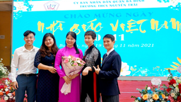 Tổ Văn Thể Mỹ hội giảng trực tuyến trong không khí tưng bừng chào mừng ngày Nhà giáo Việt Nam 20/11