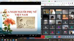 Sinh hoạt chủ đề chào mừng ngày Phụ nữ Việt Nam (20/10)