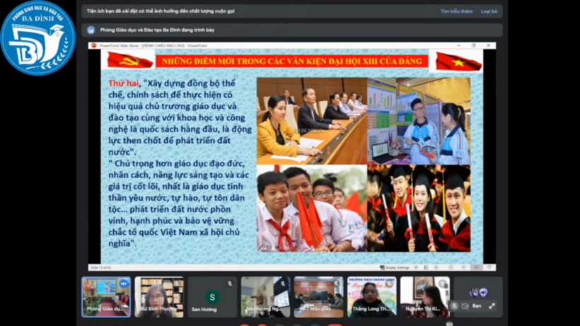 Chuyên đề "Những điểm mới của Nghị quyết Đại hội XIII của Đảng và khát vọng xây dựng đất nước Việt Nam hùng cường”