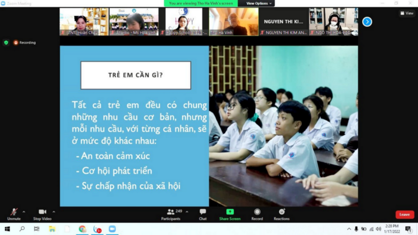 Hội thảo "Trường học hạnh phúc" do Phòng Giáo dục và Đào tạo quận Ba Đình tổ chức