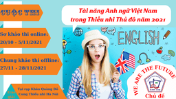 Liên đội trường THCS Nguyễn Trãi phát động hưởng ứng cuộc thi tài năng Anh ngữ Việt Nam trong thiếu nhi Thủ đô năm 2021