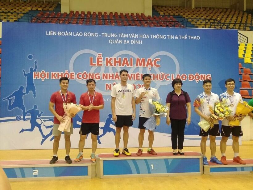 Niềm vui chiến thắng trong “Hội khỏe công nhân viên chức lao động quận ba đình năm 2020”