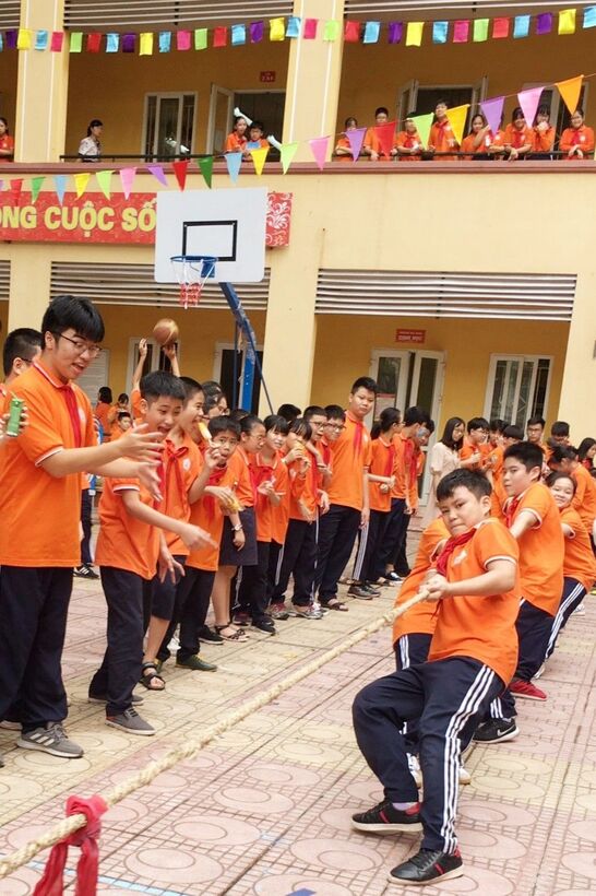 Hoạt động ngoại khóa trường THCS Nguyễn Trãi trong tháng 10