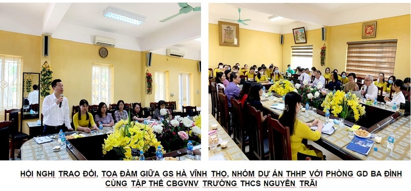 Trường THCS Nguyễn Trãi (quận Ba Đình) hướng đến xây dựng Trường học hạnh phúc