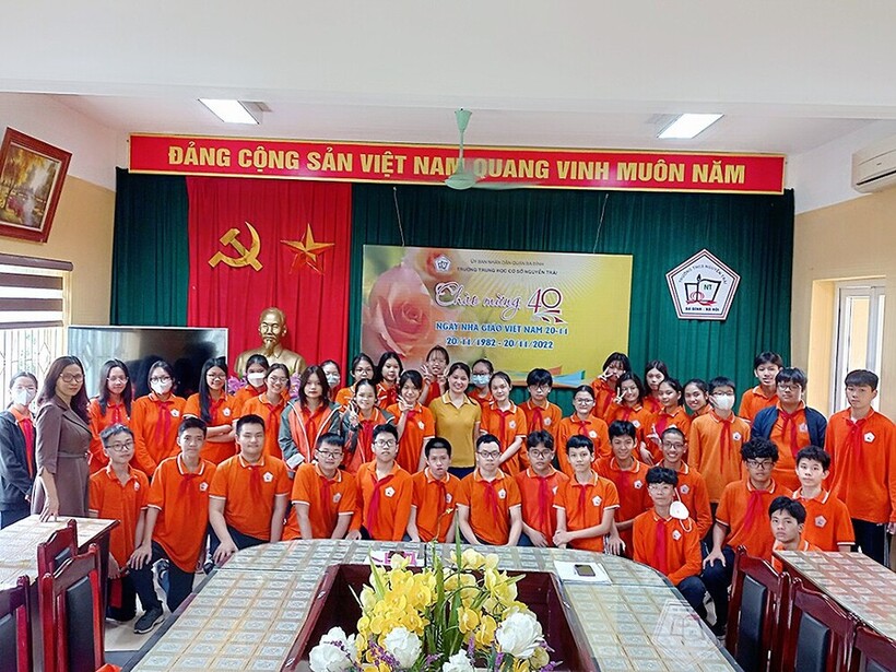 Trường THCS Nguyễn Trãi tổ chức gặp mặt đội tuyển học sinh giỏi