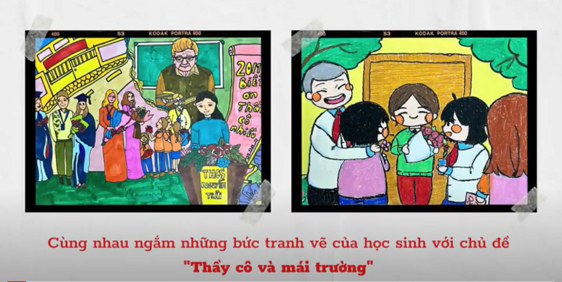 Cuộc thi vẽ tranh theo chủ đề ‘‘Thầy cô và mái trường mến yêu’’ năm 2022