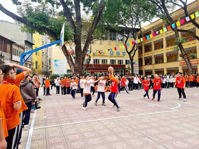 Giải thi đấu Bóng rổ học sinh trường THCS Nguyễn Trãi