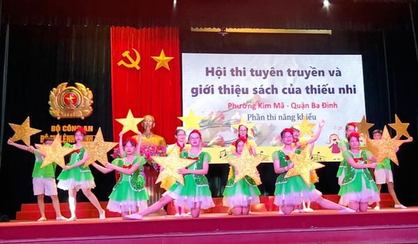 Trường THCS Nguyễn Trãi tham dự Hội thi tuyên truyền, giới thiệu sách quận Ba Đình
