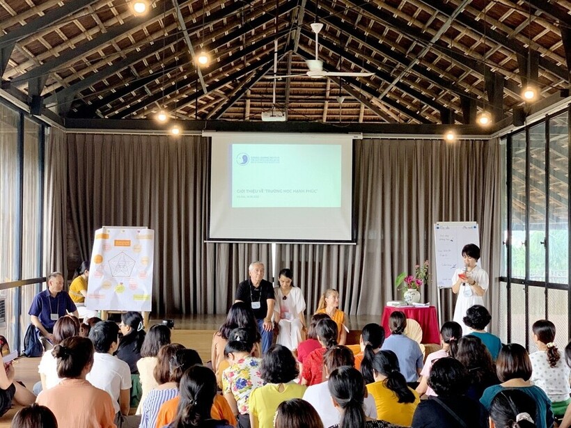 Tập huấn giáo viên tham gia Dự án “Trường học hạnh phúc” tại quận Ba Đình giai đoạn 2022-2025 (đợt 1)