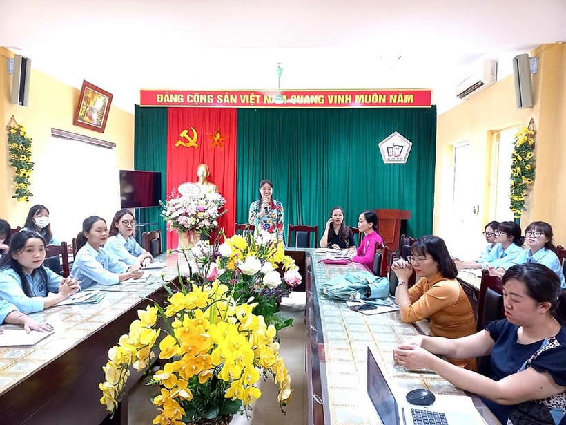 Trường THCS Nguyễn Trãi đón Đoàn sinh viên Thực tập sư phạm của trường Đại học Thủ đô