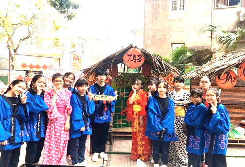 Những điều thú vị của lớp học tiếng Nhật- ngoại ngữ 2  ở trường THCS Nguyễn Trãi