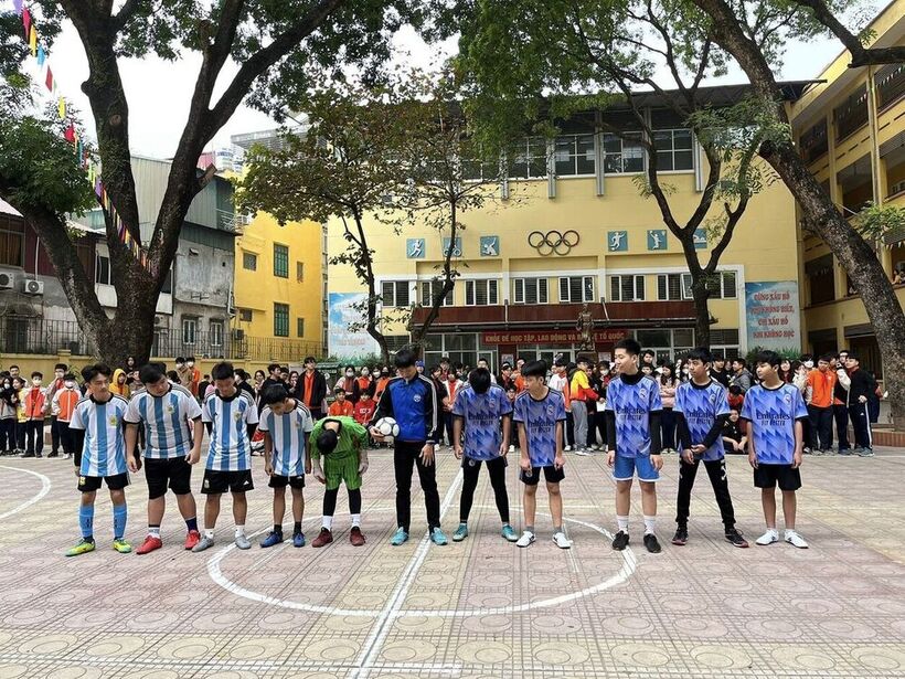 Giải bóng đá học sinh cấp trường năm học 2022-2023