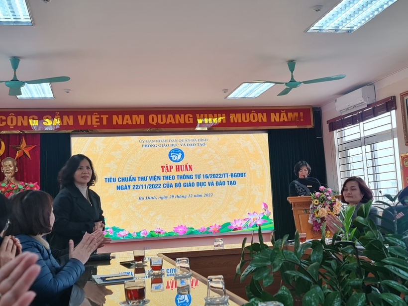 Trường THCS Nguyễn Trãi tham dự tập huấn về tiêu chuẩn thư viện theo Thông tư số 16/2022/TT-BGDĐT ngày 22/11/2022 của Bộ GDĐT