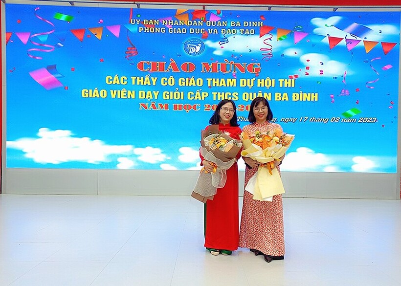 Trường THCS Nguyễn Trãi tham gia hội thi giáo viên dạy giỏi cấp Quận