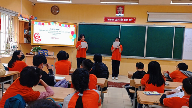 “Mỗi tuần một câu chuyện đẹp, một cuốn sách hay, một tấm gương sáng” lớp 6A1 Giới thiệu cuốn sách “Chuyện kể về danh nhân thế giới - Who? Lionel Messi”