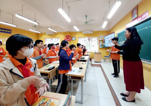 Những tiết học hạnh phúc ở trường THCS Nguyễn Trãi