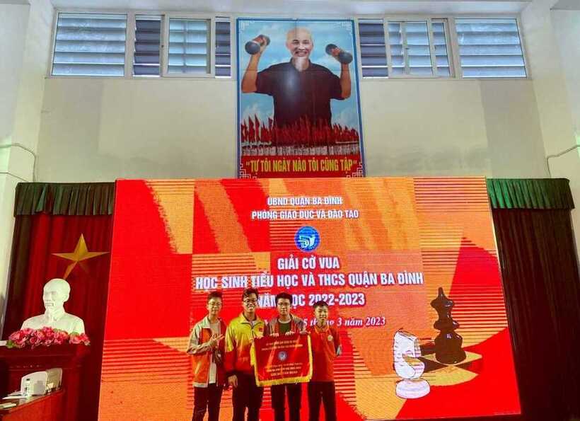 Tin vui từ Giải Cờ vua học sinh quận Ba Đình