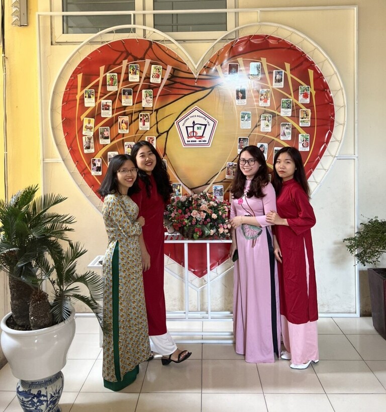 Trường THCS Nguyễn Trãi hưởng ứng “Tuần lễ áo dài Việt Nam 2023”