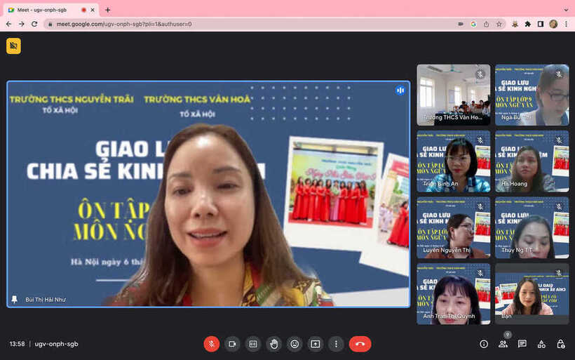 Hội nghị chia sẻ kinh nghiệm bồi dưỡng học sinh lớp 9 thi vào lớp 10 THPT