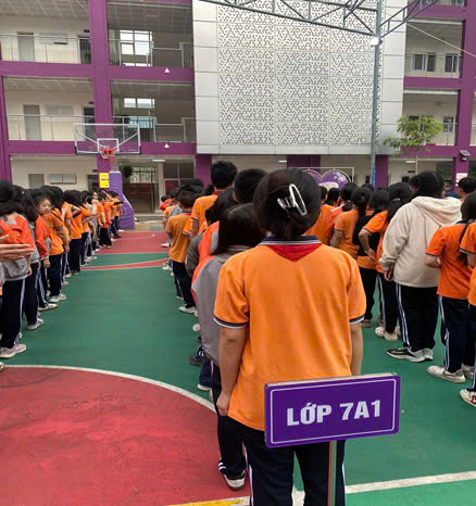 Thực hiện công tác phòng cháy chữa cháy của chi đội 7A1