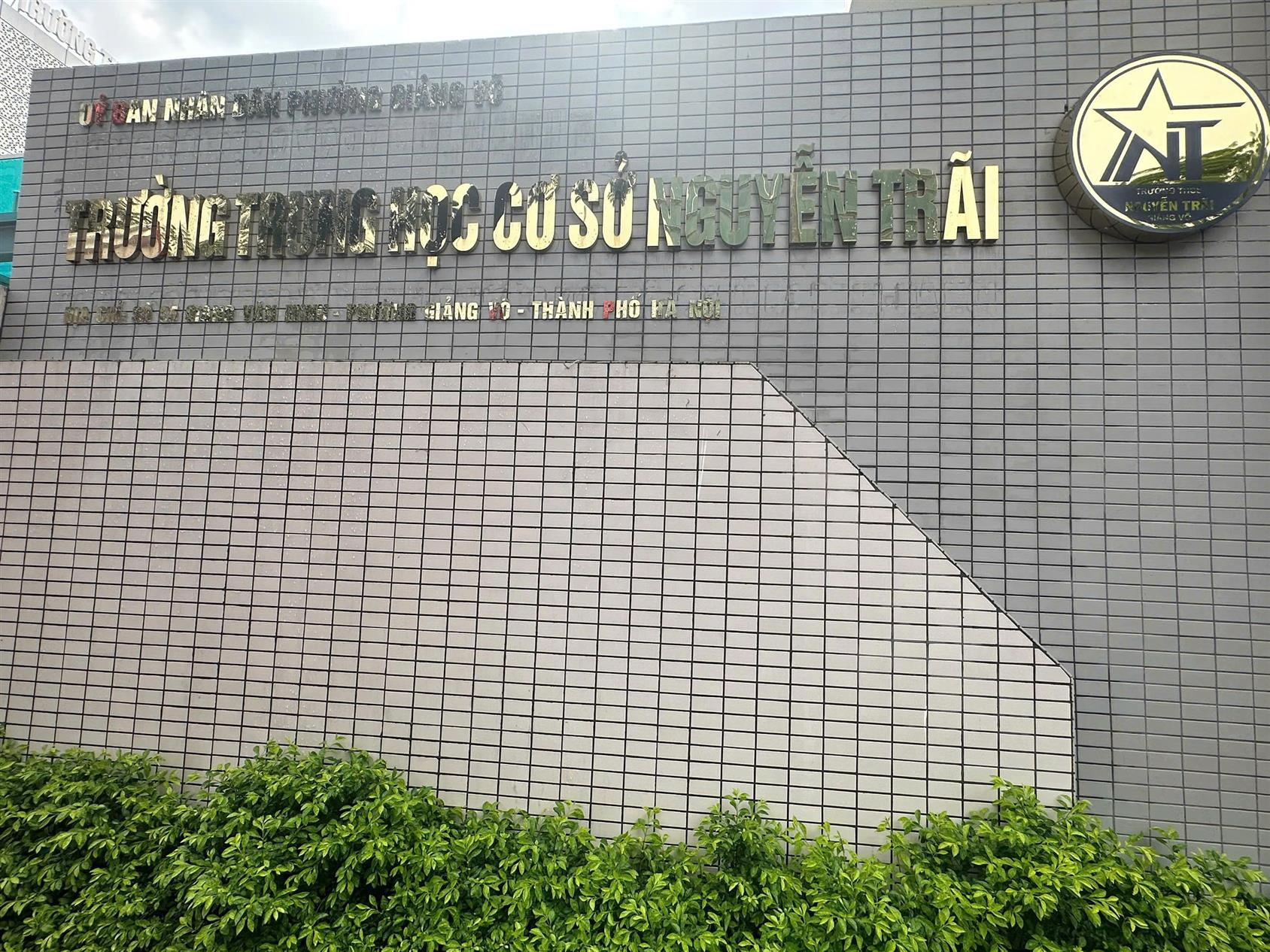 Trường THCS Nguyễn Trãi rộn ràng chuẩn bị khai giảng năm học 2025 – 2026