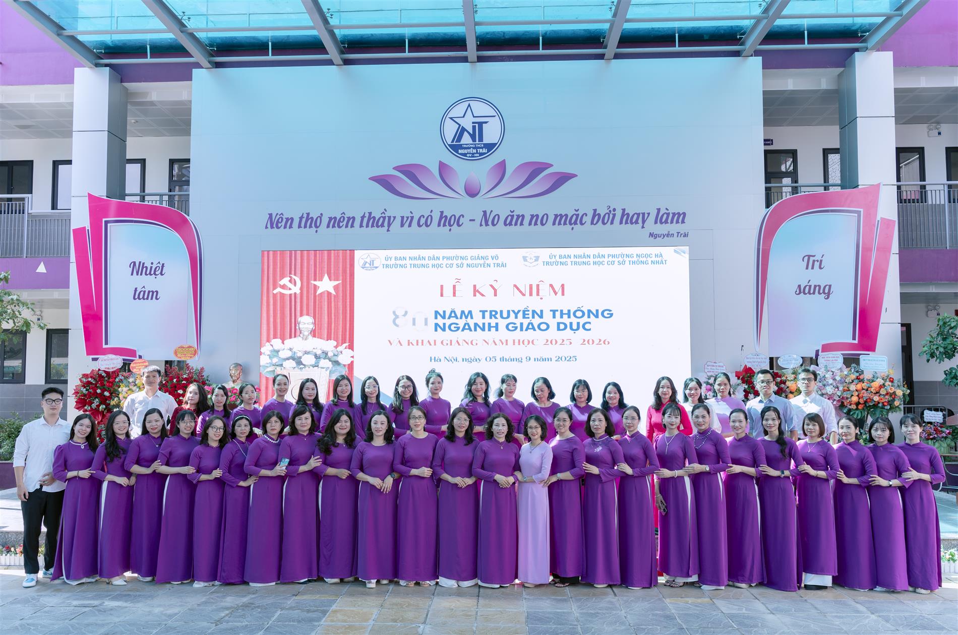 Trường THCS Nguyễn Trãi tưng bừng chào đón năm học mới 2025 – 2026