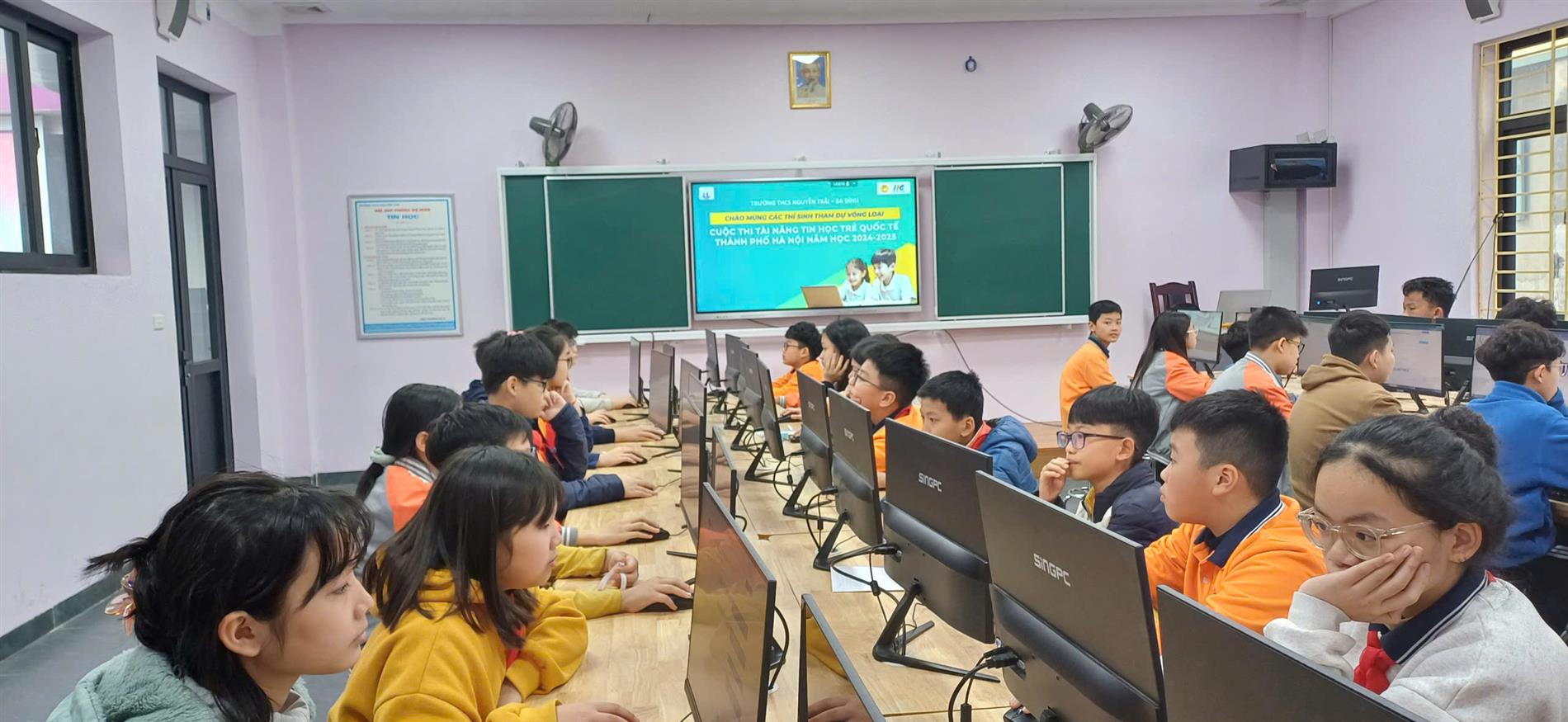 Trường THCS Nguyễn Trãi: Dấu ấn từ sân chơi Tài năng Tin học trẻ quốc tế trong bối cảnh chuyển đổi số